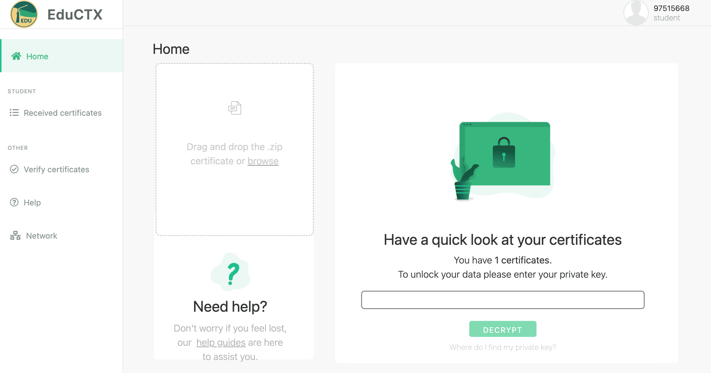 EduCTX V1 screenshot